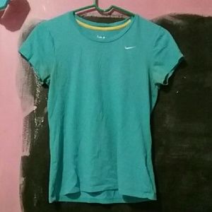 Blue nike performance tee